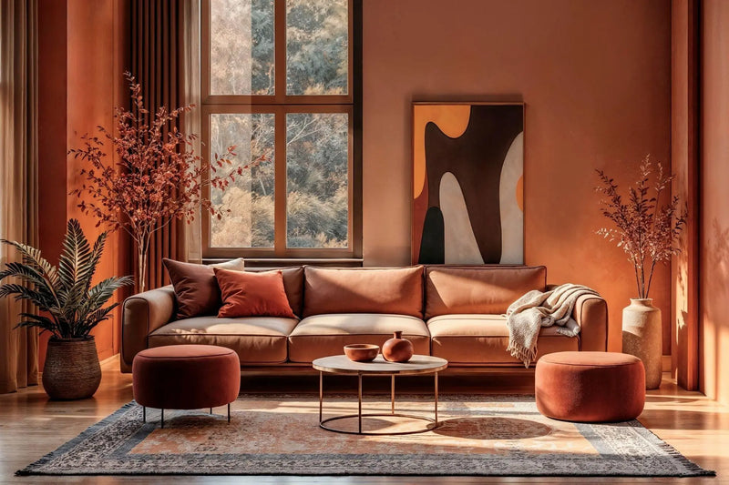 Le papier peint terracotta : une tendance déco irrésistible pour un intérieur chaleureux