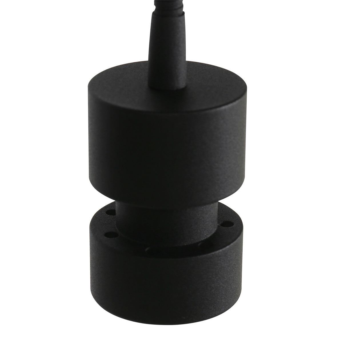 Applique murale noire en métal avec port USB et bras flexible – H33 cm