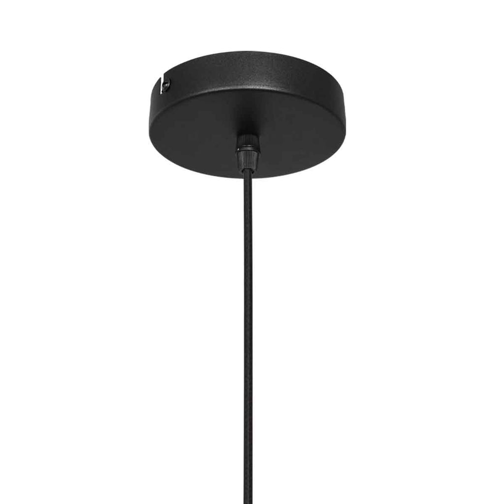 Suspension cylindrique en métal doré avec lumière réglable – Ø10,5 cm