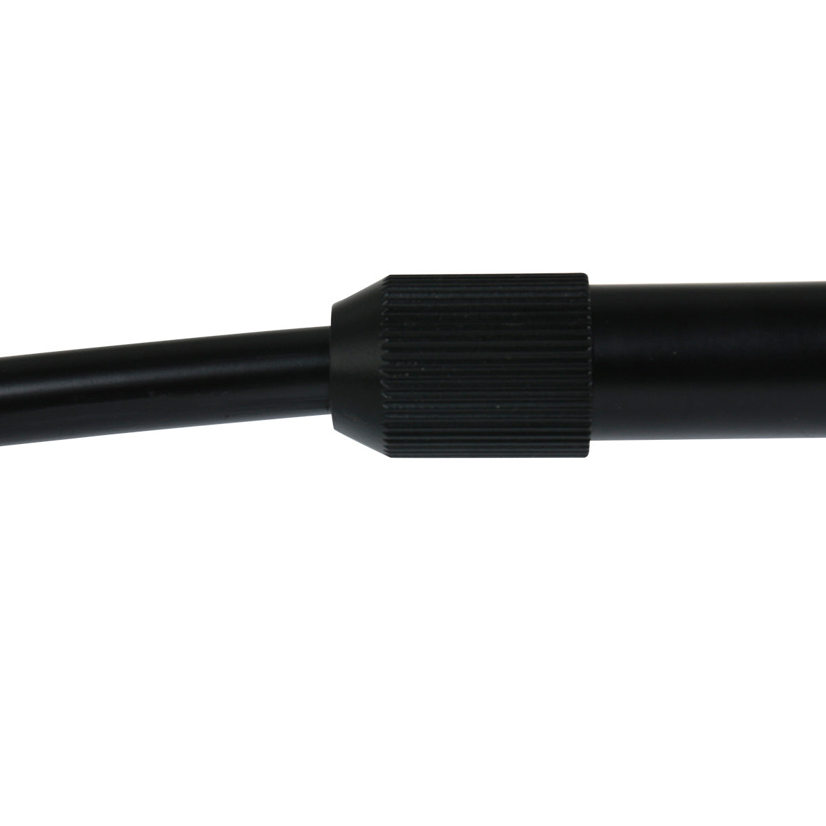 Lampadaire arqué en métal noir abat-jour dôme verre fumé – H230 cm