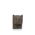 Sculpture décorative en pierre grise - 9x6 cm