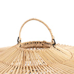 Abat-jour en rotin naturel 48 cm modèle Batu Bolong