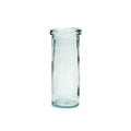 Vase en verre recyclé bleu 36 cm – Design épuré
