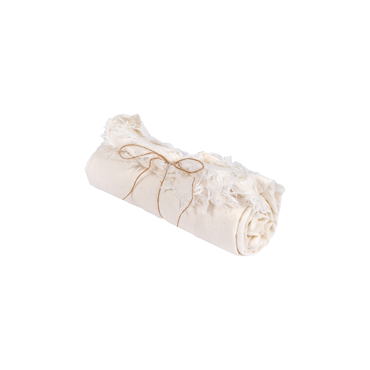 Nappe en lin blanc 150x250 cm pour table à manger