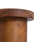 Table d’appoint en bois de Suar naturel 45x30 cm