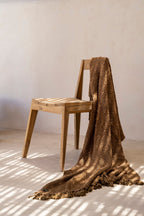 Chaise de salle à manger en teck recyclé naturel pour intérieur et extérieur
