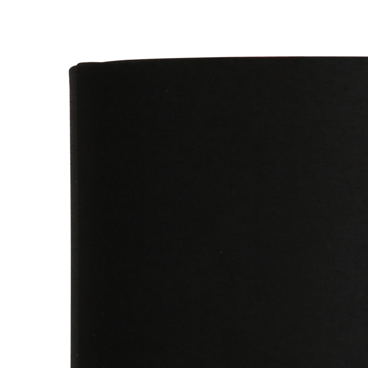 Abat-jour cylindrique en lin noir intérieur doré E27 – Ø20 cm