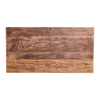 Table d’appoint en bois recyclé forme organique brun naturel – 85x43 cm