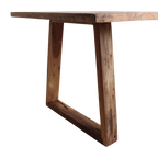 Table à manger en teck recyclé FSC rustique – 200x90 cm