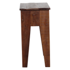 Table de chevet en bois recyclé marron niche ouverte – 50x30 cm
