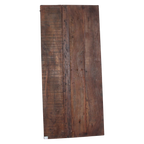 Table à manger en bois recyclé brun et métal vintage – 165x75 cm