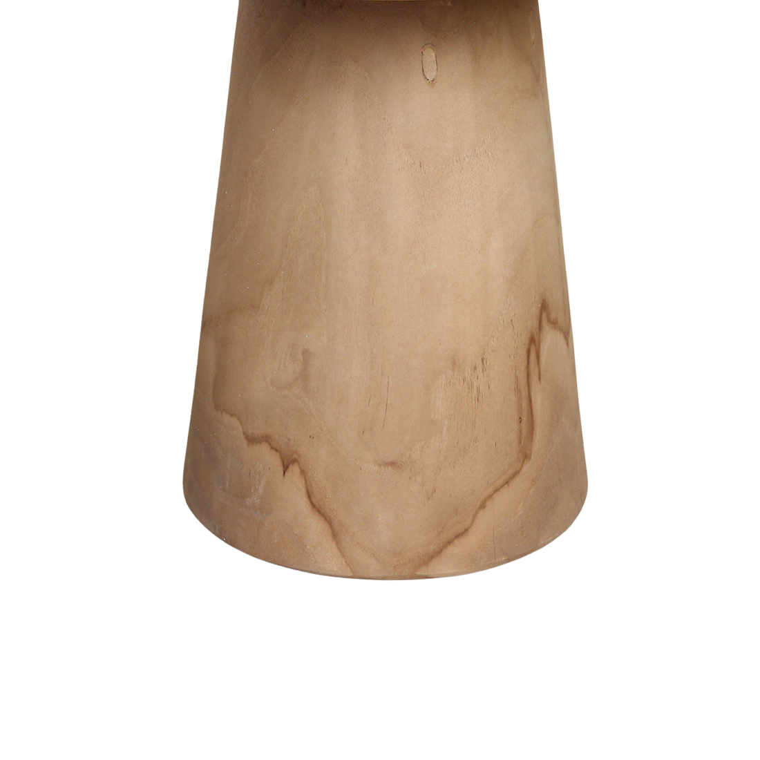 Table d’appoint ronde en teck naturel clair – Ø40 cm