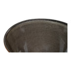 Bol en grès gris marron ø15 cm, lot de 4, fini specklé brillant