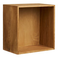 Étagère murale en chêne naturel, grain visible, design minimaliste 30x18 cm