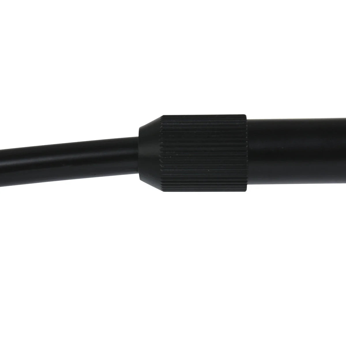 Câble noir avec manchon en caoutchouc nervuré pour Lampadaire arc en métal noir