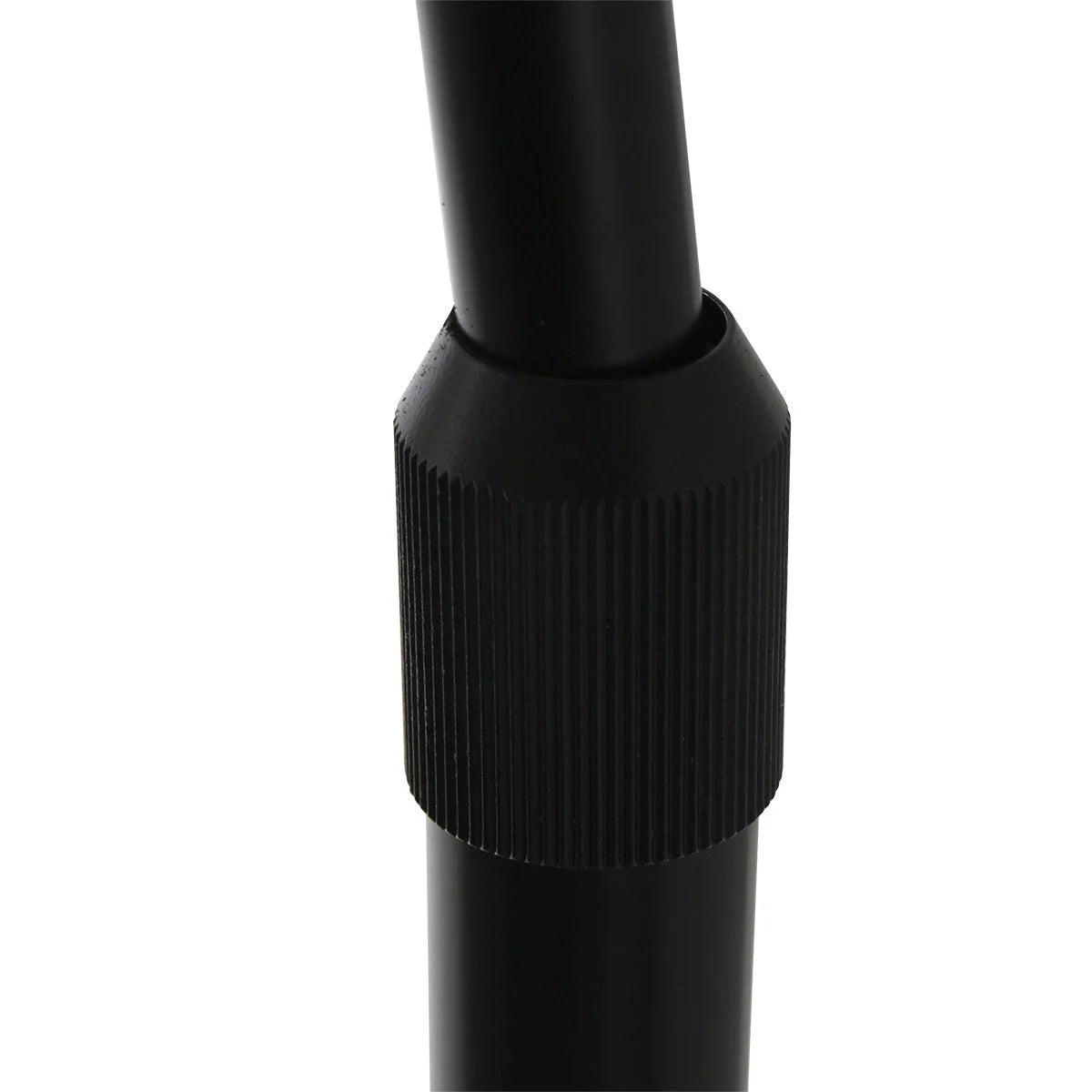 Connecteur de poteau noir en métal à rayures ajustable pour Lampadaire arc H240 cm
