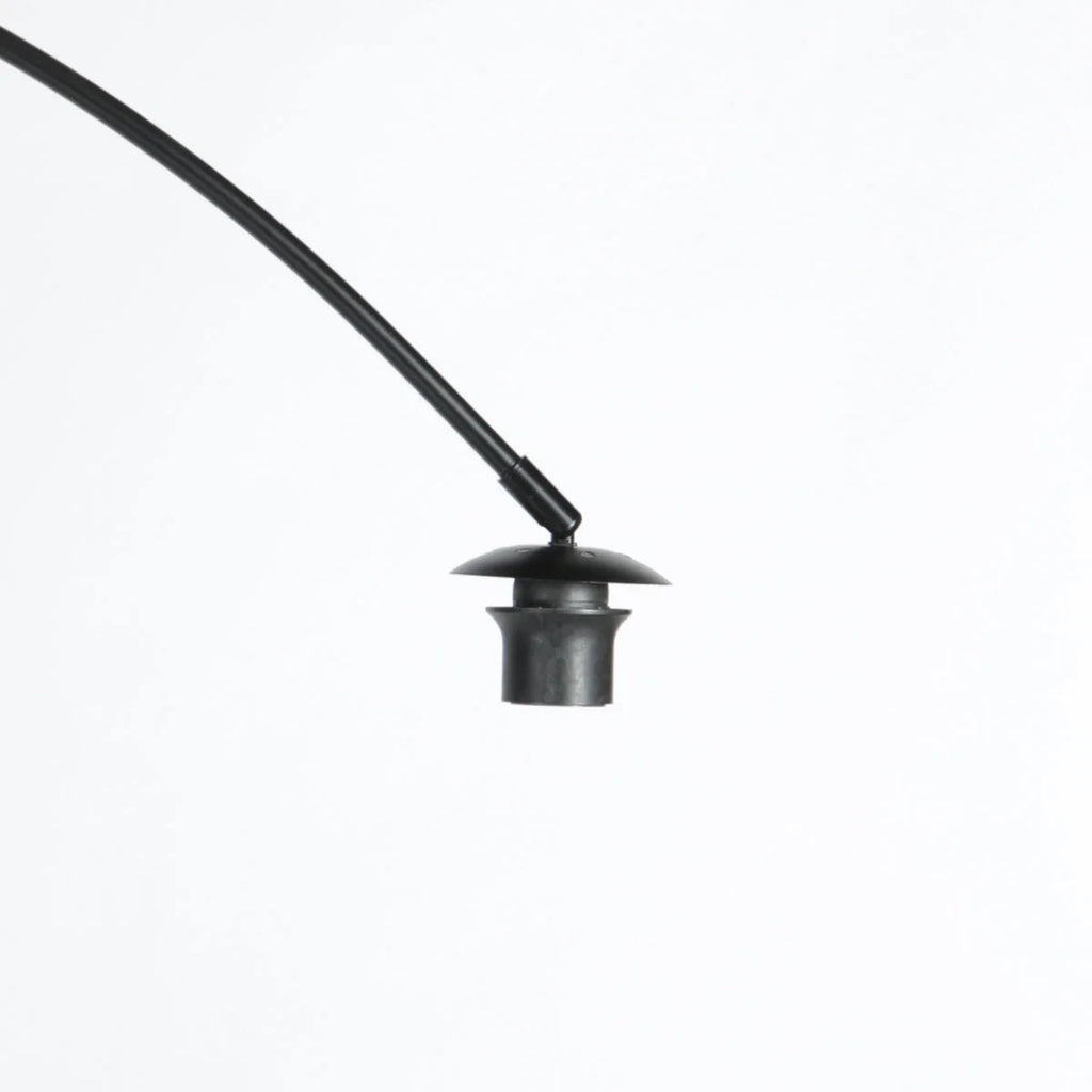 Connecteur câble plastique noir pour lampadaire arc métal noir H180 cm
