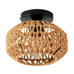 Luminaire plafonnier rotin