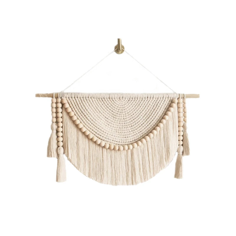 Macramé avec perles