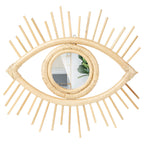Miroir rotin œil