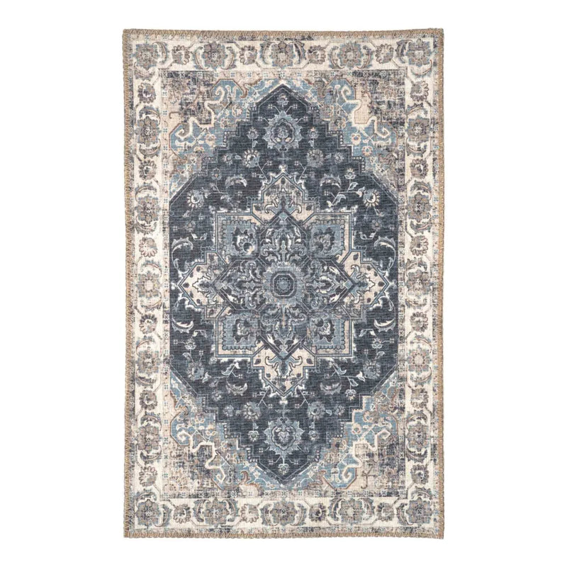 Paillasson persan bleu 50x80 cm