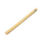 Pailles réutilisables en bambou naturel avec brosse de nettoyage, lot de 10