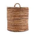 Paniers en feuilles de bananier naturel 50 cm – Lot de 2