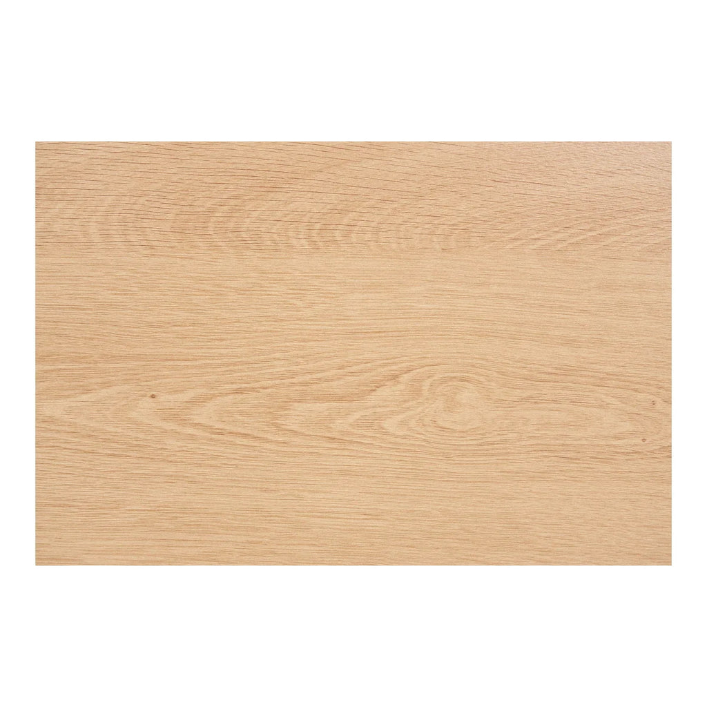 Buffet bas en bois naturel strié, chêne clair 80x40 cm