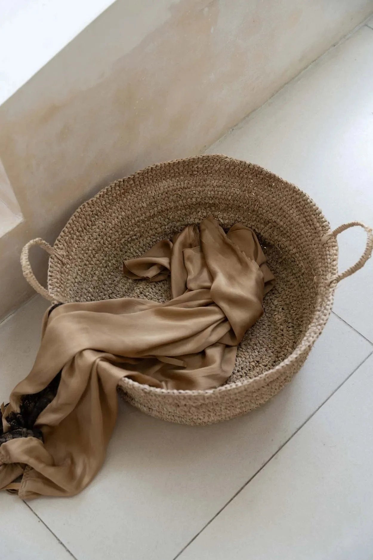 Les plateaux de paniers en raphia - Naturel - L