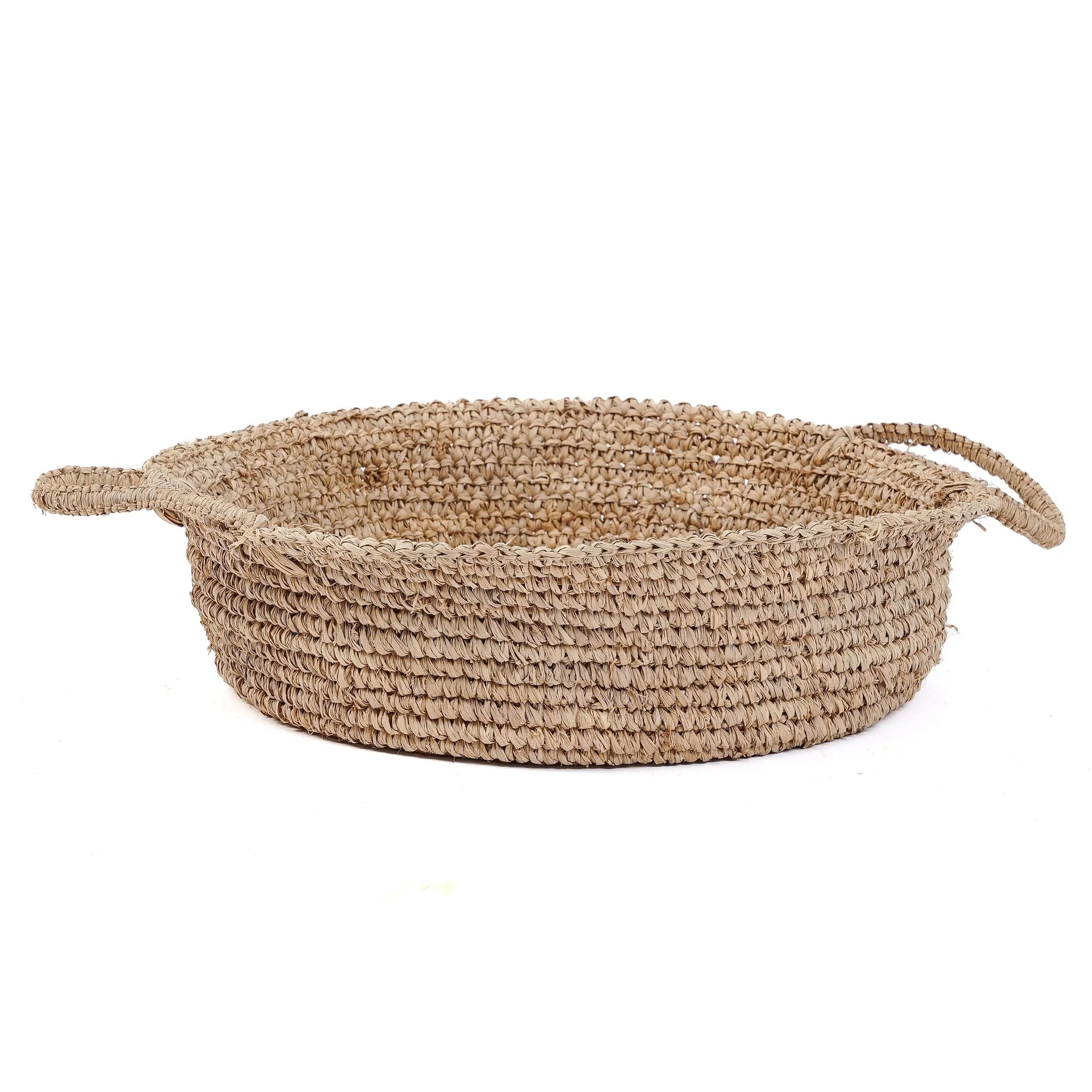 Les plateaux de paniers en raphia - Naturel - L