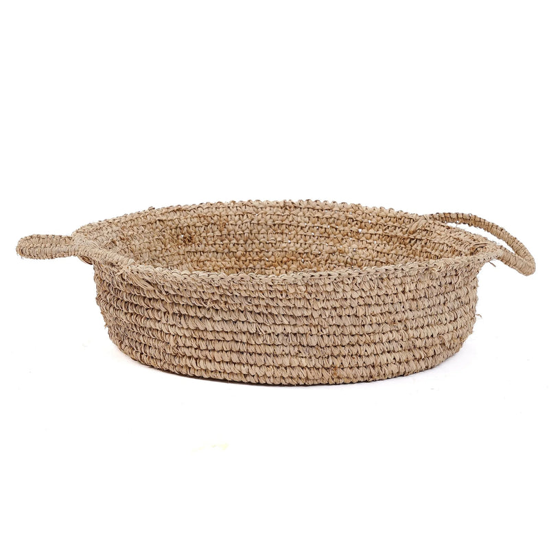 Les plateaux de paniers en raphia - Naturel - L