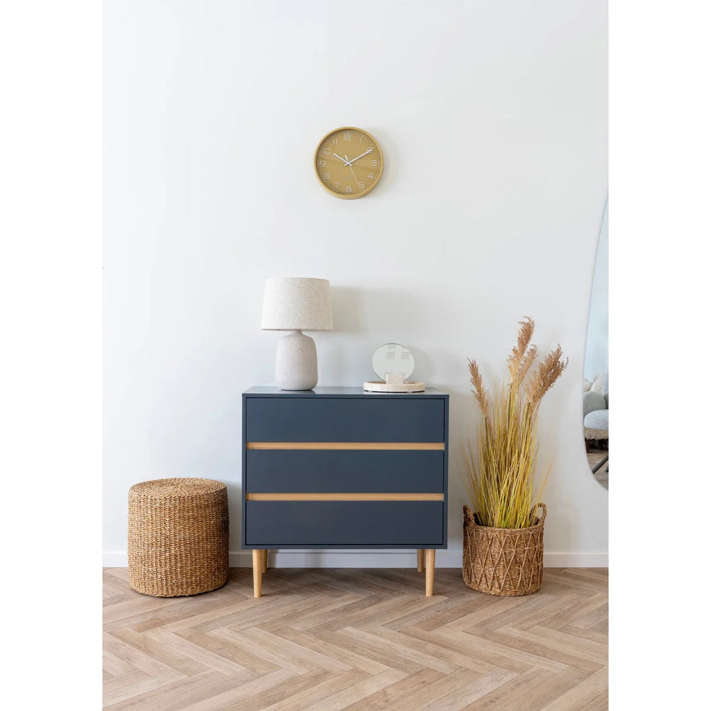 Pouf cylindrique naturel en jonc de mer tressé Ø40 cm
