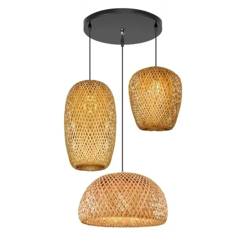 Suspension multiple bambou