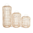 Suspension XL en rotin naturel fabriquée à la main – 50 cm