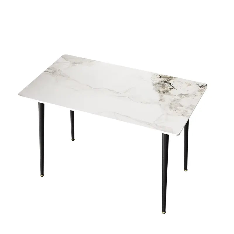 Table à manger effet marbre
