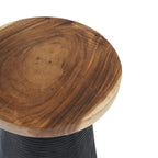 Table d’appoint en bois de suar naturel 40x40 cm