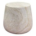 Table d'appoint en fibre d’argile naturelle ø47 cm