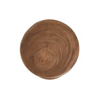 Tabouret en teck massif totem, H45 cm, finition bois naturel